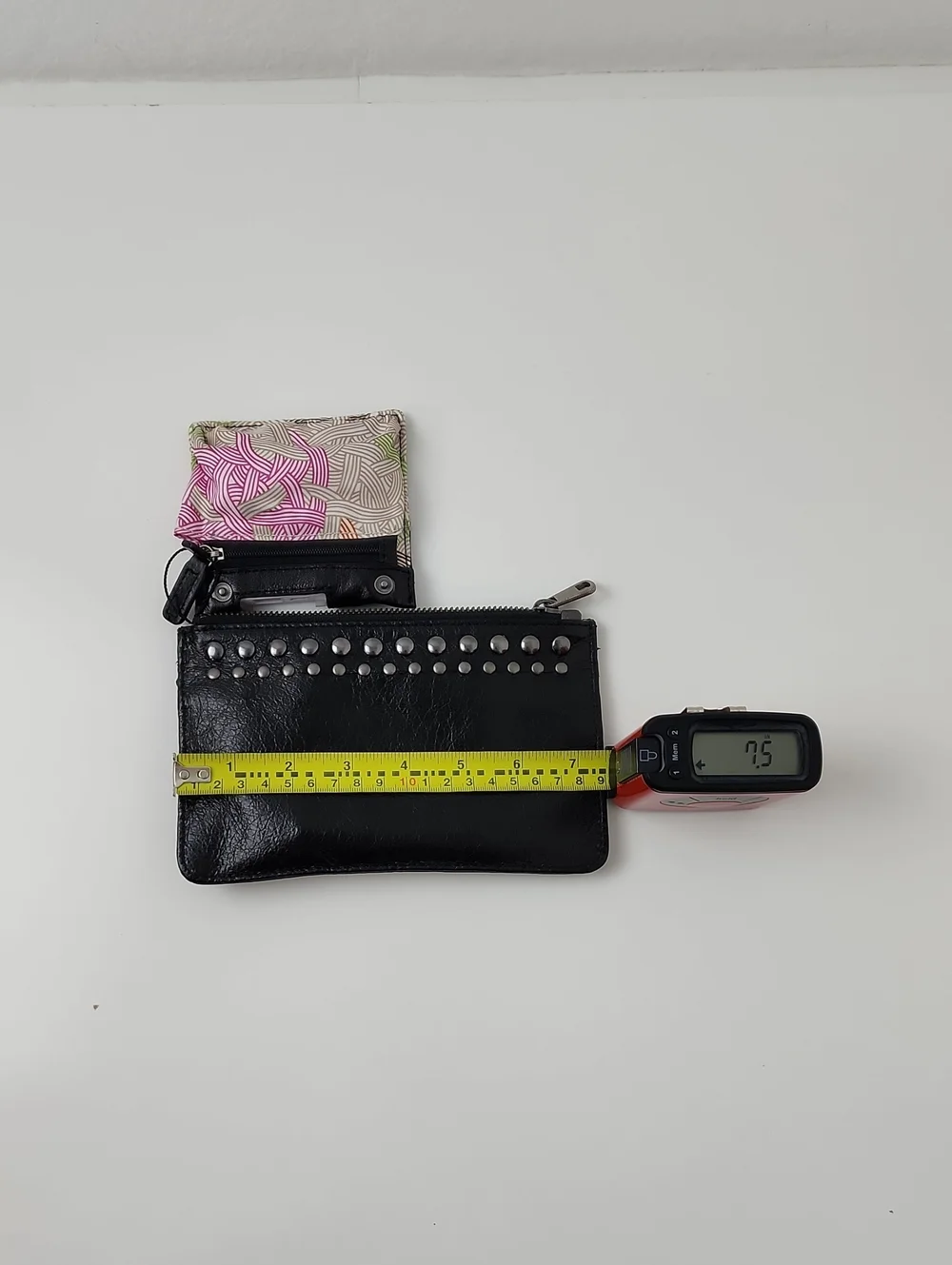 The Sak Portable Power Bank Studded Wristlet Leather Black